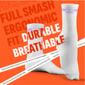 1 - Smash Socks,  White - Unstable but Jacked&nbsp;Socks  Crew Length 
