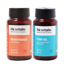 3 - HK Vitals Fish Oil & Multivitamin by HealthKart,  Unflavoured  2 Piece(s)/Pack 