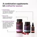 4 - HK Vitals Hair Regrowth Solution Kit,  Women  Moderate