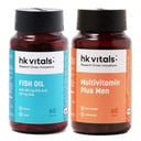 HK Vitals Multivitamin Plus Men & Fish Oil 60 Caps Combo