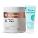 Skin Radiance Collagen 150 g Unflavoured and Face Cleanser combo