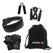 3 - Fitmax PVC 32KG COMBO 6 SL Home Gym Kit