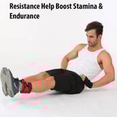 4 - Fitsy Ankle Weights,  Red & Black  2 kg 