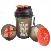 1 - Greenbee Protein Shaker,  Black  500 ml 