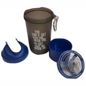 1 - Greenbee Protein Shaker,  Blue Black  500 ml 