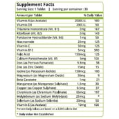 supplement - Natures Velvet Multi Vitamin Multi Mineral,  30 tablet(s)  Unflavoured 