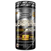 1 - MuscleTech Platinum Carnitine,  180 capsules  Unflavoured 