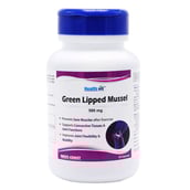 3 - Healthvit Green Lipped Mussel 500 mg,  60 capsules 