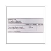 Supplement - Healthvit Green Lipped Mussel 500 mg,  60 capsules 