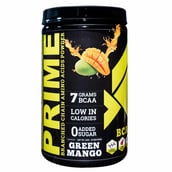 Front - Big Flex Prime BCAA, 0.88 lb 33 Servings Green Mango + Bigflex Shaker 700 ml Free