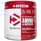 1 - Dymatize Amino Pro+Energy,  0.59 lb  30 Servings  Fruit Punch with Caffeine 