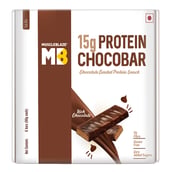 FrontBox - MuscleBlaze ChocoBar (15g Protein), 6 Piece(s)/Pack Rich Chocolate