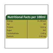 nutritionfact - HealthXP Apple Cider Vinegar,  1 L  Natural 