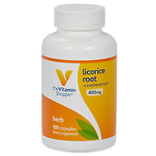 The Vitamin Shoppe Licorice Root Extract,  100 capsules 