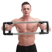 1 - Fitsy Super Push Down Bar,  Silver and Black 