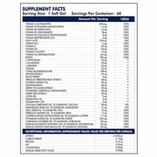 supplement - HealthXP Essential Series Advance Multivitamin,  60 softgels  Unflavoured 