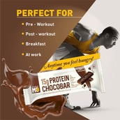 PerfactFor - MuscleBlaze ChocoBar (15g Protein), 6 Piece(s)/Pack Rich Chocolate