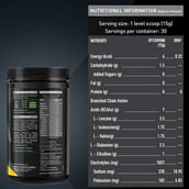 SupplementInfo - MuscleBlaze BCAA Pro,  0.99 lb  30 Servings  Lemon Iced Tea 