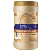 1 - Saffola FITTIFY Gourmet Hi Protein Slim Meal Shake, 0.420 kg Cookies & Cream