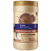 1 - Saffola FITTIFY Gourmet Hi Protein Slim Meal Shake,  0.420 kg  Swiss Chocolate 
