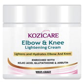 Kozicare Elbow & Knee Lightening Cream,  50 g  Lightens and Hydrates Elbow and Knee 