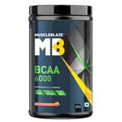 2 - MuscleBlaze BCAA 6000,  0.88 lb  50 Servings  Fruit Punch 