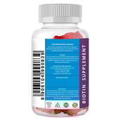 Back - Nutrainix Hair Vitamins with Biotin,  30 gummies  Unflavoured 