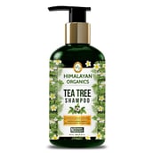 3 - Himalayan Organics Tea Tree Shampoo,  300 ml  Purifies & Cleanses Dandruff Nourishes and Soothes the Hair & Scalp 