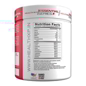 Back - HealthXP Alpha EAA Essential Amino Acids,  0.66 lb  30 Servings  Lemon Mint 