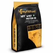 2 - MyFitFuel MFF Whey Protein 80,  4.4 lb  Café Mocha 