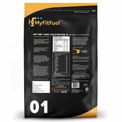 Back - MyFitFuel MFF Diet Whey Gold Protein,  4.4 lb  Café Mocha 