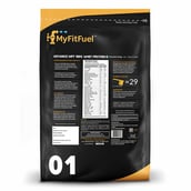 Back - MyFitFuel Advance MFF 100% Whey Protein,  2.2 lb  Chocolate Fudge 
