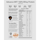 Supplement - MyFitFuel Advance MFF 100% Whey Protein,  2.2 lb  Vanilla Crème 