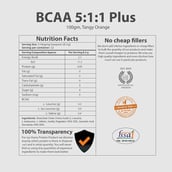 Supplement - MyFitFuel BCAA 5:1:1 Plus,  0.22 lb  12 Servings  Tangy Orange 