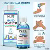 INLIFE Hand Sanitizer with 70% Alcohol Based