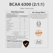 supplement - MyFitFuel MFF BCAA 6300 2:1:1,  0.44 lb  24 Servings  Tangy Orange 