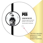 Scoop - MuscleBlaze Whey Gold Protein,  4.4 lb  Mocha Cappuccino 