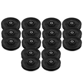 B Fit USA Gym Pulley with Inbuilt Bearing and Bush,  5Inch Black Set of 16 