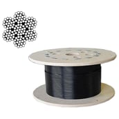 1 - B Fit USA Gym Wire 5 mm 30 Meters Rope,  PU Coated Cable Inside Steel 