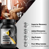 Points - MuscleBlaze Whey Premium,  2.2 lb  Rich Milk Chocolate 
