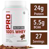 1 - GNC Pro Performance 100% Whey Protein,  2.2 lb  Chocolate Supreme 