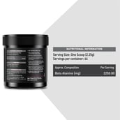 SupplementInfo - MuscleBlaze Beta Alanine,  0.22 lb  Unflavoured 