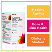 GNC Women's Ultra Mega 50 Plus,  120 caplets  Unflavoured 