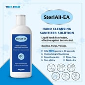 1 - West Coast SteriAll-EA Hand Rub Sanitizer,  Fragrance Free  100 ml  Protection from Germs (Pack of 5) 