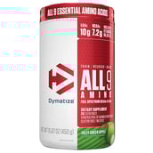 Dymatize ALL9 Amino,  0.99 lb  30 Servings  Jolly Green Apple 