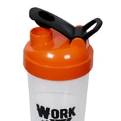 1 - Greenbee Work Dream Never Protein Shaker,  Transparent with Orange Cap  700 ml 