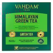 VAHDAM Himalayan Green Tea,  15 Piece(s)/Pack  Natural 