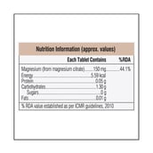 nutritionfact - Swisse UB Magnesium,  Unflavoured  60 tablet(s) 