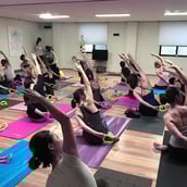 1 - Fitsy Yoga Ring,  Light Blue  Free 