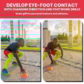 1 - Fitsy Agility Disc (AR2411),  Multicolor  Free Size 20 Piece 